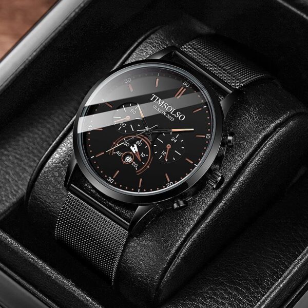 All-matching Simple And High-end Elegant Cool Ultra-thin Calendar Quartz Watch - Image 7