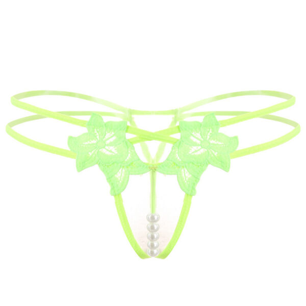 Erotic Lingerie Sexy Embroidered Women's Thong - Image 5