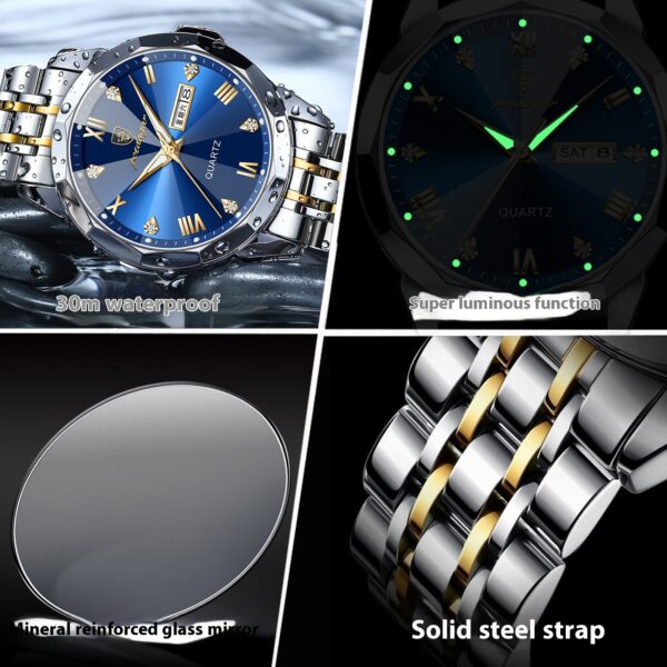 Men's Watch Waterproof Super Luminous Luxury Watch - Image 9