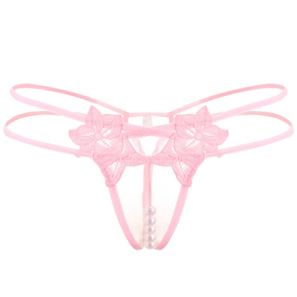 Erotic Lingerie Sexy Embroidered Women's Thong - Image 7