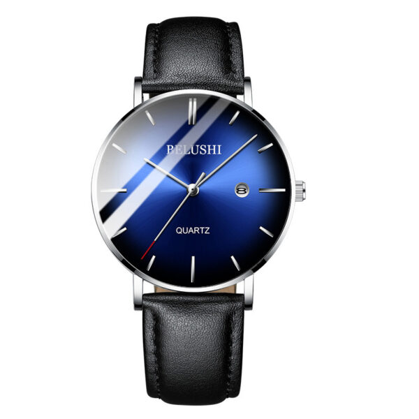 Blue Light Ultra-thin Fashion Men's Waterproof Quartz Watch - Image 7