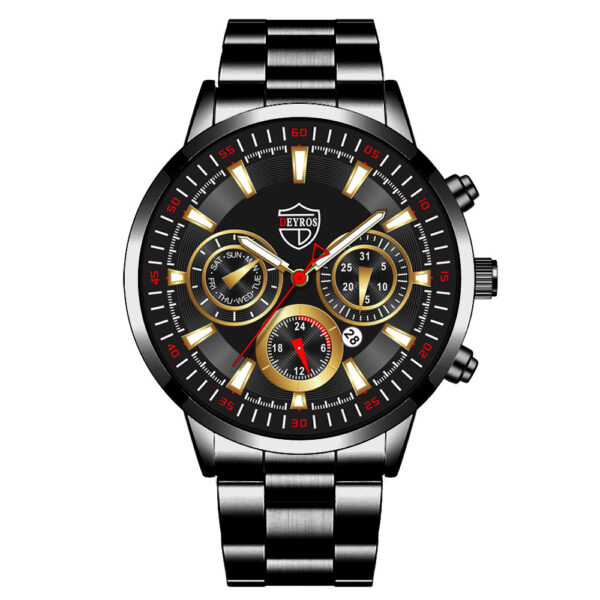 Fashion Men's Watch Fashion Luminous Calendar Watch Business Sports - Image 2