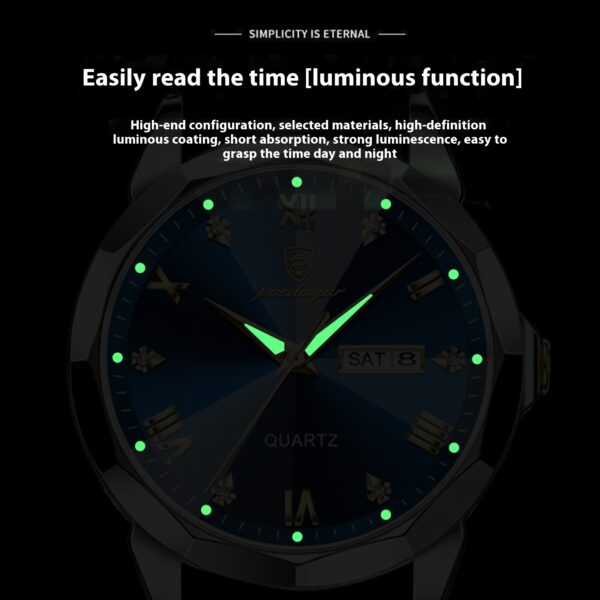 Men's Watch Waterproof Super Luminous Luxury Watch - Image 5