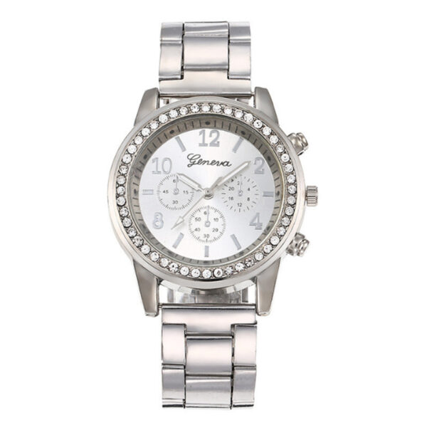 New Women's Watch Suit Quartz Diamond Watch - Image 5