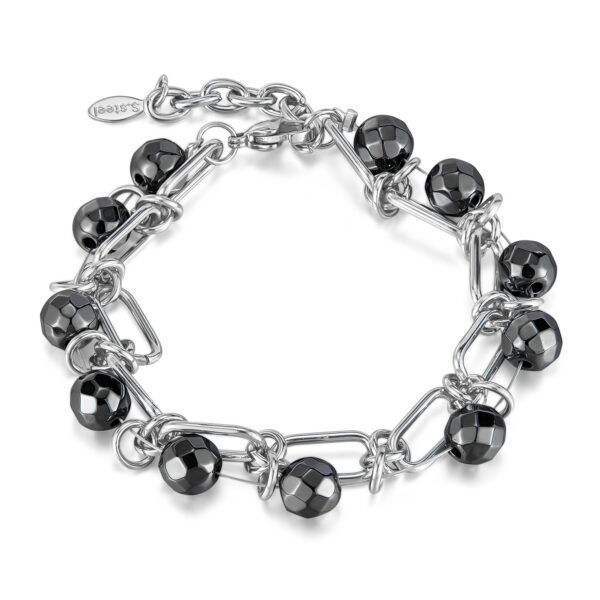 Niche Design Bracelet Stainless Steel Double Layer - Image 2