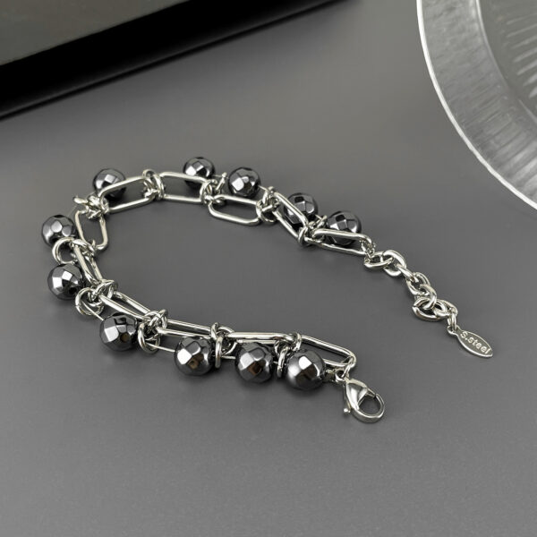 Niche Design Bracelet Stainless Steel Double Layer - Image 5