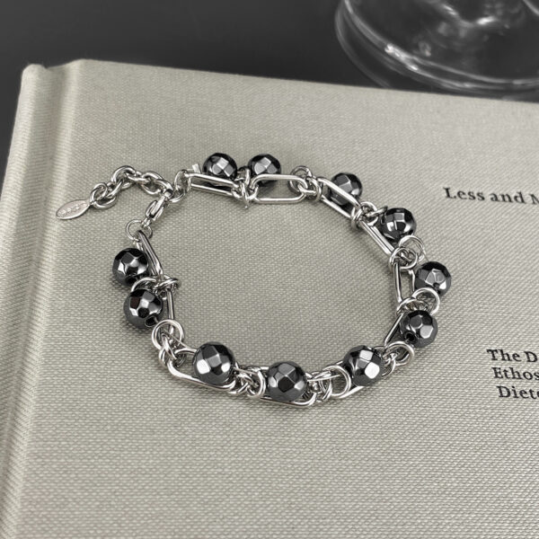 Niche Design Bracelet Stainless Steel Double Layer - Image 4