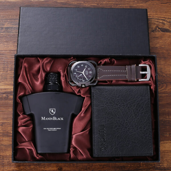 Gift Set Fashion Creative Gift Suit Wallet Belt Quartz Watch Perfume - Image 8