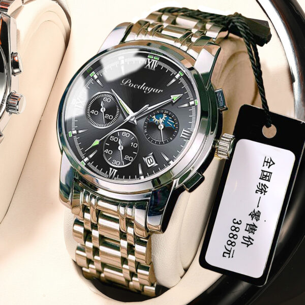 New Waterproof Luminous Multifunctional Men's Watch - Image 5