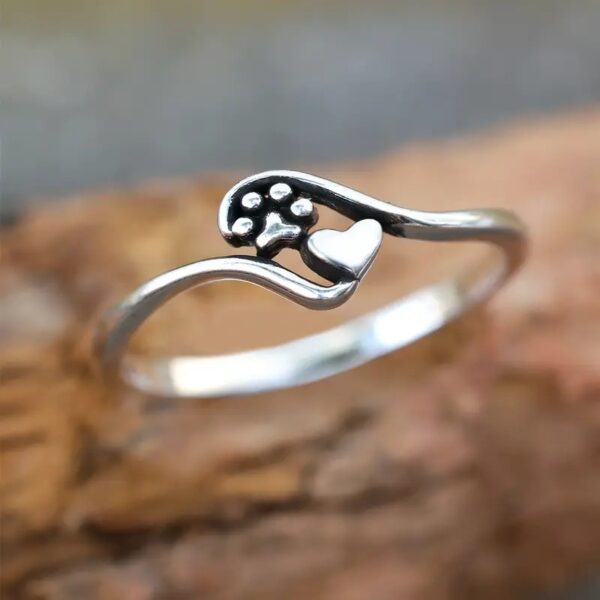 Cat's Paw Love Ring Female Cute Fashion