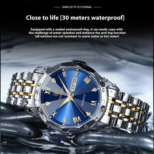 Men's Watch Waterproof Super Luminous Luxury Watch - Image 7